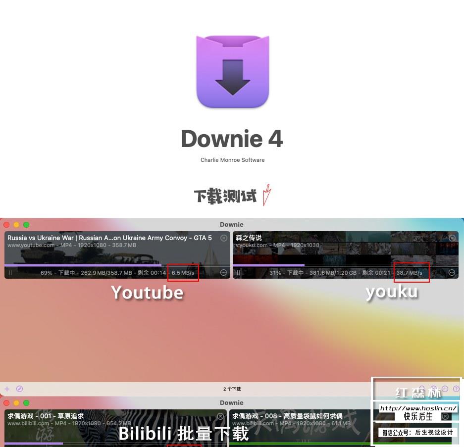 【Mac软件】Mac电脑强大好用的在线视频下载软件 Dowine 4.4.11(4373) 中文版插图(1)