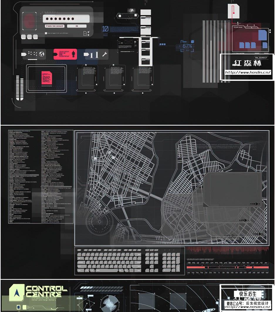 【AE模板】18种HUD未来科技感元素UI动画 HUD Pack 3插图(6)