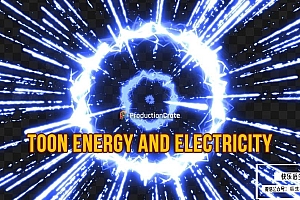 【4K视频素材】105个二维卡通动漫能量闪电激光火焰冲击波视频特效动画素材 Production Crate – Toon Energy and Electricity