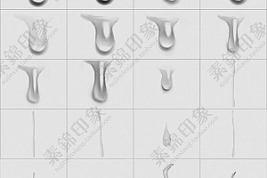 【PS笔刷】真实人物泪水流泪眼泪PS笔刷眼泪绘画效果特效笔刷