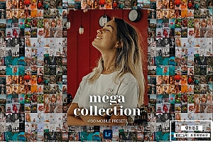 【LR预设】16套职业摄影师精选100款时尚INS风摄影美学生活人像调色Lighrtoom手机预设 2022 Mega Collection (+100 presets)