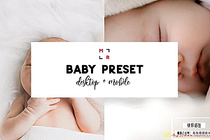 【LR/PS预设】大师级新生儿婴儿完美肤色调整LR/PS预设 CreativeMarket& Baby Presets