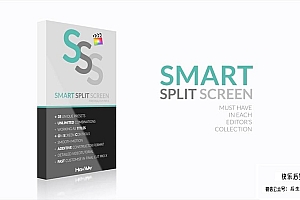 【FCPX插件】35种动态视频划像智能分屏动画预设 Smart Split Screen + 使用教程