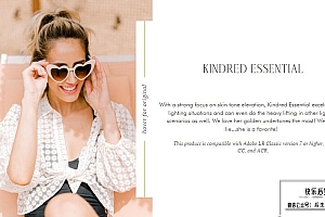 【LR预设】KINDRED婚纱人像爱情婚礼摄影LR调色基本预设 Kindred Essential