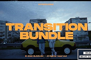 【4K视频素材】180个电影复古胶片噪点划痕灼晒污渍转场动画4K视频素材 Blindusk& Transitions Bundle