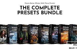 【LR预设】240款自然风光户外冒险旅行人像摄影调色Lightroom预设合集 Tomas Havel – The Complete Presets Bundle