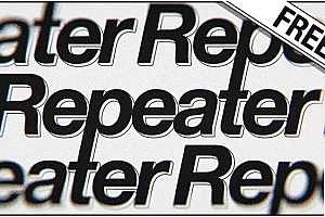 【AE插件】复制任意图层矩阵排列重复镜像偏移动画 Repeater v1.0.3 +使用教程 Win/Mac汉化中文版