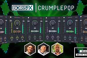 音频降噪去杂音回响修复增强AU/PR/达芬奇/VST3插件 CrumplePop 2025.0.17 Win版