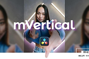 【达芬奇插件】短视频竖版视频快速添加背景虚化效果 motionVFX – mVertical 汉化版 +使用教程