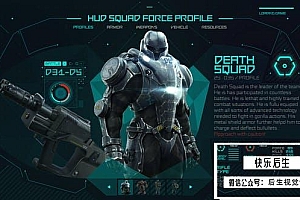 【AE模板】时尚科技感体育游戏图形元素科幻动画 HUD Multipurpose Game