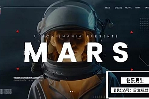 【FCPX插件】20种未来科技故障干扰闪烁图文文字标题动画 Astro Space Title