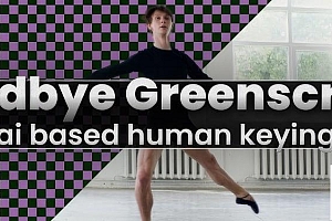 【AE/PR插件】人工智能视频背景遮罩抠像颜色键控插件 Goodbye Greenscreen v1.13.3 Win +使用教程
