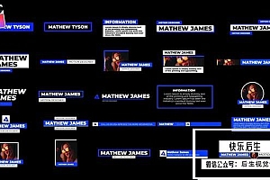 【FCPX插件】25个经典图文字幕条动画 Slick Lower Thirds