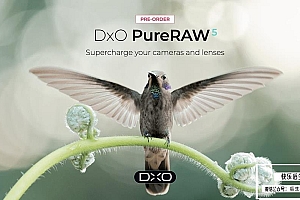 【软件】RAW照片处理修正软件 D.x.O PureRaw 5.1.0(6) Win中文版