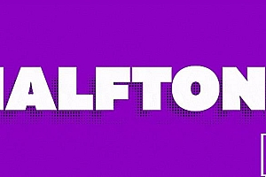 【AE插件】创意复古半色调圆点填充效果 Halftone v1.1.2 Win汉化中文版