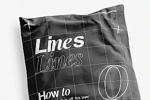 【图片素材】7种创意海报设计网格线条叠加效果PS合成素材 Lines Overlay Pack