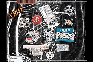 【PS样机】复古做旧透明塑料袋气泡箔膜贴纸包装效果PSD样机 23 Plastic bag Mockups PSD + 19 bonus sticker VOL. 2