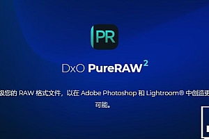 【软件】RAW照片处理修正软件 D.x.O PureRaw 2.4.0(8) 中文版 支持Win/Mac