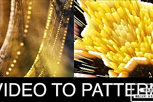 【FCPX插件】万花筒视觉特效动画背景生成器 Pattern Generator