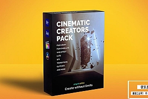 【视频素材】胶片颗粒光晕灼烧毛刺VHS视频音效LUTS素材包 Artlist – Cinematic Creator Pack 2020