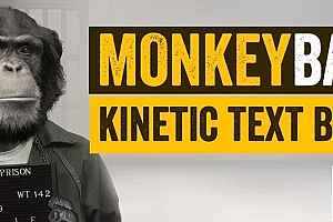 【AE脚本】文字标题字幕条动画快速生成工具 MonkeyBars v1.11 +使用教程