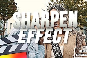 【FCPX插件】专业视频锐化画质清晰增强工具 Ryan Nangle& Sharpen Effect 汉化版