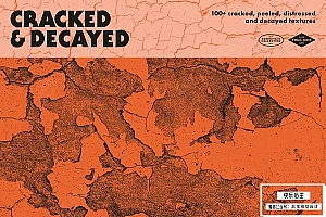 【图片素材】106款墙皮剥落油漆裂纹破损腐烂纹理创意设计图片素材 Cracked & Decayed Texture Pack