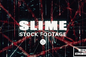 【4K视频素材】78个科幻恐怖恶心史莱姆粘液唾沫分泌物特效合成动画素材 Triune Digital – Slime Stock Assets