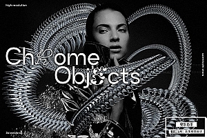 【PNG素材】59个创意抽象螺旋扭曲镀铬金属反光纹理3D图形PNG设计素材 Chrome Elements& 3D Abstract Shapes