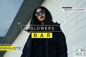 【FCPX插件】50种现代设计精美轻巧字幕条标题动画 motionVFX& mLowers Bar 汉化版