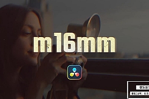 【达芬奇插件】30种复古怀旧电影胶片边框刮痕视觉特效预设 motionVFX& m16mm 汉化版