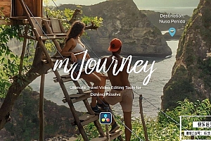 【达芬奇插件】88个创意旅行游记VLOG短视频剪辑生活记录箭头图形文字标题动画转场预设 motionVFX – mJourney DVR 汉化版