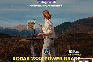 【达芬奇预设】KODAK 2383 复古柯达胶片电影色彩模拟达芬奇PowerGrade节点预设及LUT预设 Analogica Lab& KODAK 2383 PowerGrade