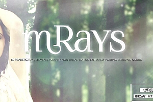 【视频素材】60组2K真实光线穿透照射特效合成素材 motionVFX& mRays