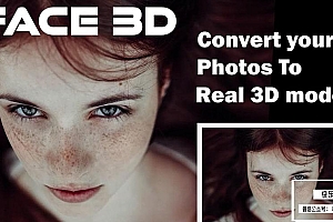 【AE脚本】AI智能图片转三维摄像机运动视差3D动画特效 Face 3D v1.1.2 +使用教程