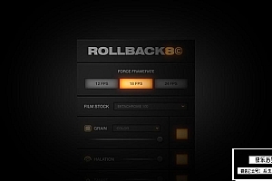 【AE/PR脚本】复古怀旧8mm老胶片边框纹理噪点光效叠加效果 FredPelle – ROLLBACK8 Pro v2.0.0