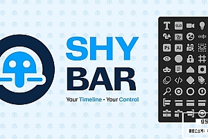 【AE脚本】时间线图层动画快捷高效操作管理控制工具 Shy Bar v1.1.1 +使用教程