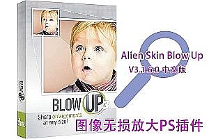 图像无损放大PS插件 Alien Skin Blow Up V3.1.6.0 Win汉化中文版