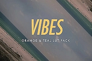【调色预设】10款青橙色电影氛围视频调色LUT预设 Orange & Teal LUT Pack
