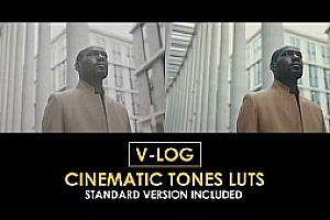 【调色预设】15款时尚梦幻电影视频Vlog颜色分级调色LUT预设 V-Log Cinematic Tones and Standard Color LUTs