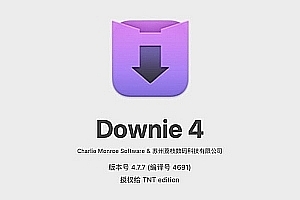 【Mac软件】Mac电脑强大好用的在线视频下载软件 Downie 4.7.7(4691) 中文版