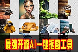 最强AI一键抠图工具BRIA-RMBG(免费无限抠图)