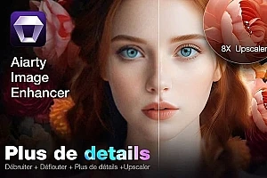 【软件】智能AI图像优化细节修复画质增强无损放大照片生成处理软件 Aiarty Image Enhancer v2.5 中文版