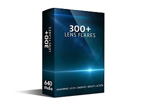 【视频素材】324个动作科幻电影变形镜头光晕光斑特效视频素材 640 Studio – 300+ Action Sci-fi Cinematic Anamorphic Lens Flares