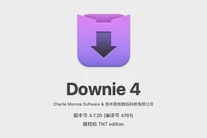 【Mac软件】Mac电脑强大好用的在线视频下载软件 Downie 4.7.20(4761) 中文版