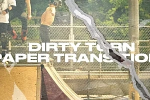 【PR模板】创意肮脏复古胶带撕纸抖动效果视频转场动画 Dirty Torn Paper Transitions