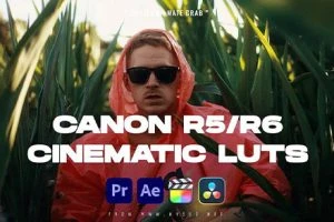 【021期】LUT预设–佳能R5/R6色彩还原LUT预设 Christian Mate Grab -Canon R5/R6 Cinematic LUTs