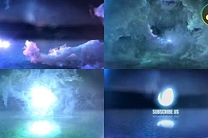 【达芬奇模板】美丽烟尾闪光魔幻粒子飞舞爆炸揭晓LOGO标志动画(含模板音乐) Color Dance Logo Reveal for DaVinci Resolve