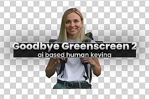 【AE/PR插件】人工智能视频背景遮罩抠像颜色键控插件 Goodbye Greenscreen 2 v2.2.26 Win/Mac汉化版 +使用教程