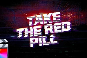 【FCPX插件】25款变形扭曲抖动拉伸色彩失真故障效果文字标题动画预设 Stupid Raisins – Glitch Pop 汉化版